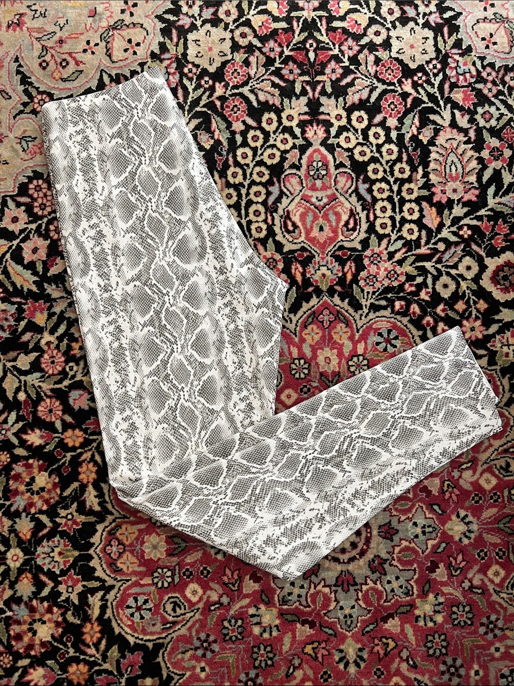 Commando snake print ankle high rise shaper legging XL